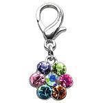 Mirage Pet Products Lobster Claw Flower Charm-Dog-Mirage Pet Products-Multi-PetPhenom