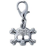 Mirage Pet Products Lobster Claw Skull Charm for Pets, Clear-Dog-Mirage Pet Products-PetPhenom