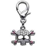 Mirage Pet Products Lobster Claw Skull Charm for Pets, Pink-Dog-Mirage Pet Products-PetPhenom