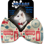 Mirage Pet Products London Love Pet Bow Tie Collar Accessory with Velcro