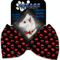 Mirage Pet Products Love Bites Pet Bow Tie Collar Accessory with Velcro