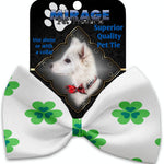 Mirage Pet Products Lucky Charms Pet Bow Tie Collar Accessory with Velcro