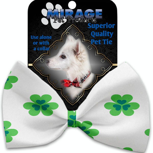 Mirage Pet Products Lucky Charms Pet Bow Tie Collar Accessory with Velcro