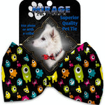 Mirage Pet Products Monster Zoo Pet Bow Tie Collar Accessory with Velcro