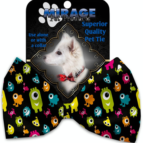 Mirage Pet Products Monster Zoo Pet Bow Tie Collar Accessory with Velcro