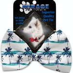 Mirage Pet Products Palm Tree Paradise Pet Bow Tie Collar Accessory with Velcro