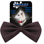 Mirage Pet Products Plain Brown Bow Tie 