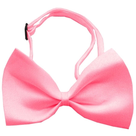 Mirage Pet Products Plain Bubblegum Pink Bow Tie 