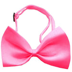 Mirage Pet Products Plain Hot Pink Bow Tie 