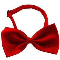 Mirage Pet Products Plain Red Bow Tie 