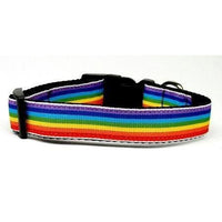 Mirage Pet Products Rainbow Striped Nylon Collars-Dog-Mirage Pet Products-Small-PetPhenom