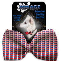 Mirage Pet Products Republican Pet Bow Tie Collar Accessory with Velcro 