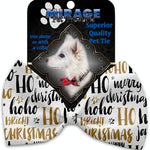 Mirage Pet Products Santa Sayings Pet Bow Tie Collar Accessory with Velcro