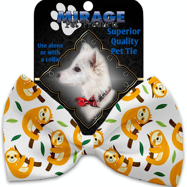 Mirage Pet Products Sleepy Sloths Pet Bow Tie Collar Accessory with Velcro