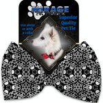 Mirage Pet Products Spinning Skulls Pet Bow Tie Collar Accessory with Velcro