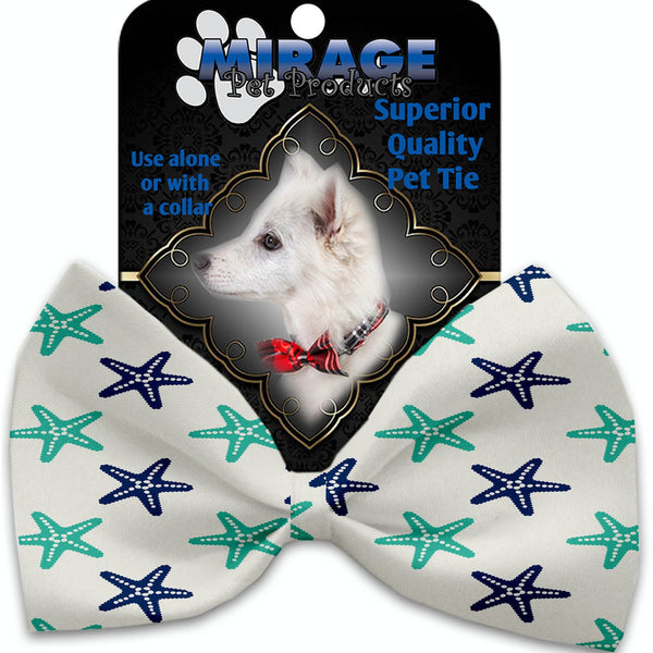 Mirage Pet Products Starfish Pet Bow Tie Collar Accessory with Velcro