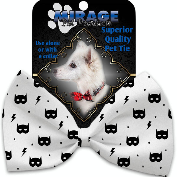 Mirage Pet Products Super Hero Masks Pet Bow Tie Collar Accessory with Velcro