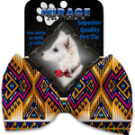 Mirage Pet Products Tan Southwest Pet Bow Tie
