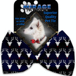 Mirage Pet Products Team Prancer Pet Bow Tie Collar Accessory with Velcro