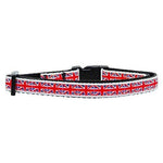 Mirage Pet Products Tiled Union Jack UK Flag Nylon Ribbon Dog Collar, Medium-Dog-Mirage Pet Products-PetPhenom