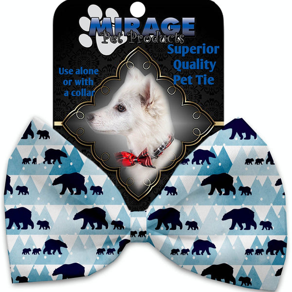 Mirage Pet Products Winter Bear Tracks Pet Bow Tie