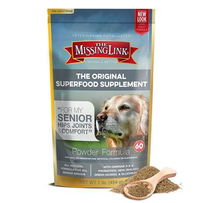 Missing Link Original Senior Dog Superfood Supplement Formula 1lb by The Missing Link-Dog-Missing Link-PetPhenom