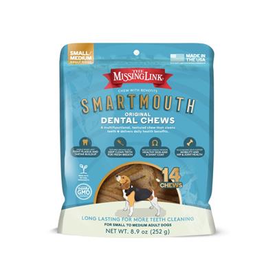 Missing Link Smartmouth™ Dental Chews SM/MD Dogs by The Missing Link -28 count-Dog-Missing Link-PetPhenom
