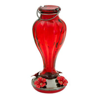 More Birds Blossom Glass Hummingbird Feeder, 25 oz capacity-Bird-More Birds-PetPhenom