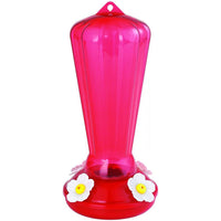 More Birds Hollyhock Plastic Hummingbird Feeder, 25 oz capacity-Bird-More Birds-PetPhenom