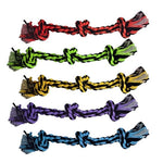 MultiPet 15” Nuts for Knots 3-Knot Rope (Assorted Colors) by Multipet-Dog-Multipet-PetPhenom