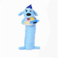 Multipet 12-Inch Happy Birthday Loofa Dog Toy, (Colors May Vary)-Dog-Multipet-PetPhenom