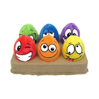 Multipet Egg Noggins Dog Toy 4in-Dog-Multipet-PetPhenom