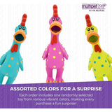 Multipet Polka Dot Globken Chicken Latex Dog Toy, 11.5”