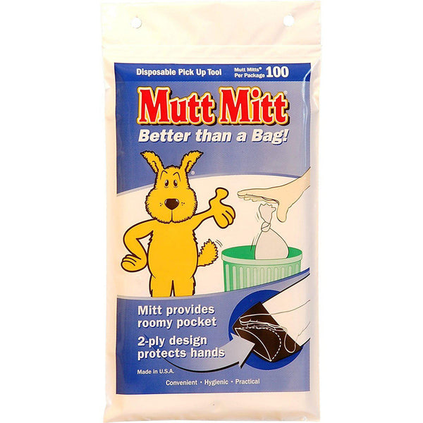 Mutt Mitt Waste Disposal Bags 100 pack White-Dog-Mutt Mitt-PetPhenom