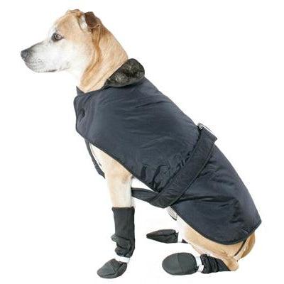 Muttluks Belted Coat - Size 12 - Black-Dog-Muttluks-PetPhenom