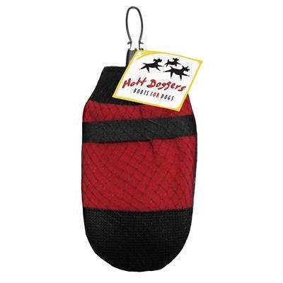 Muttluks Hott Doggers Boots (set of 4) - Large - Red / Black-Dog-Muttluks-PetPhenom