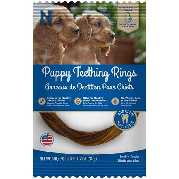 N-Bone Puppy Teething Rings Peanut Butter Flavor, 1 count-Dog-N-Bone-PetPhenom