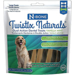 N-Bone Twistix Naturals Vanilla Mint Dental Treats Large, 10 oz-Cat-N-Bone-PetPhenom