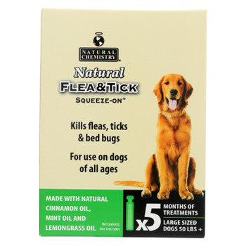 Natural Chemistry Natural Flea & Tick Squeeze-On - 1 Each - 25 ML-Dog-Natural Chemistry-PetPhenom