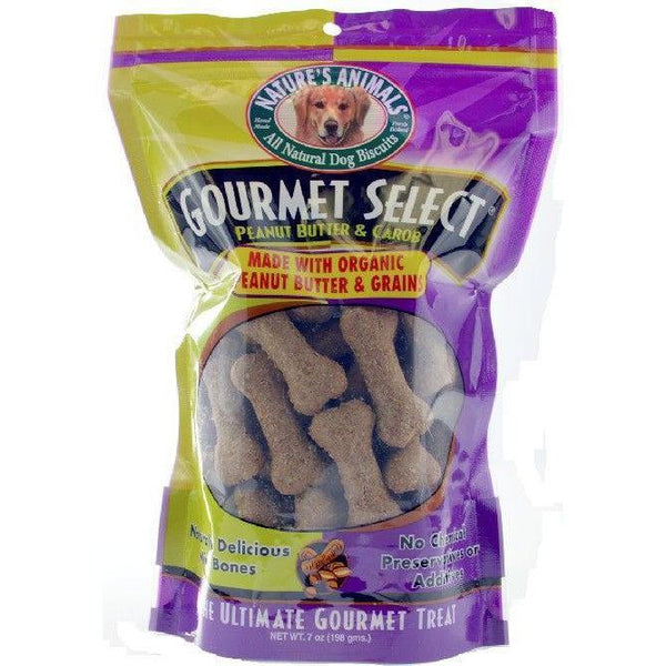 Natures Animals Gourmet Select Peanut Butter and Carob Mini, 7 oz-Dog-Natures Animals-PetPhenom