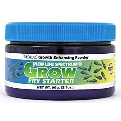 New Life Spectrum Grow Fry Starter Natural Growth Enhancing Diet Small Pellet, 60 g-Fish-New Life Spectrum-PetPhenom