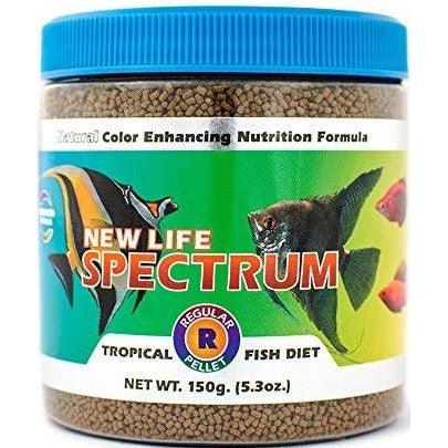 New Life Spectrum Tropical Fish Food Regular Sinking Pellets, 150 g-Fish-New Life Spectrum-PetPhenom