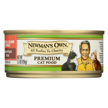 Newman's Own Organics Adult Cat Formula - Dry - Case of 24 - 5.5 oz.-Cat-Newman's Own Organics-PetPhenom