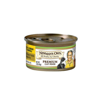 Newman's Own Organics Cat Food - Chicken and Brown Rice - Case of 24 - 3 oz.-Cat-Newman's Own Organics-PetPhenom