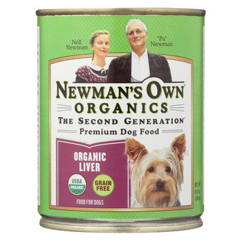 Newman's Own Organics Dog Food - Organic Liver - Case of 12 - 12 oz.-Dog-Newman's Own Organics-PetPhenom