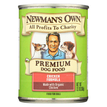 Newman's Own Organics Organic Dog Food Can - Chicken - Case of 12 - 12.7 oz.-Dog-Newman's Own Organics-PetPhenom