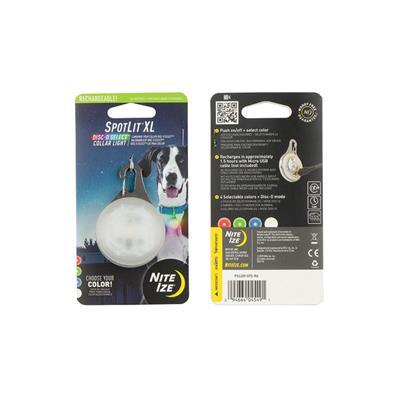 NiteIze SpotLit XL Rechargeable Collar Light - Disco-O Select-Dog-Nite-Ize®-PetPhenom