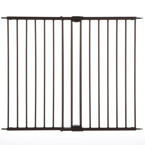 North States Easy Swing and Lock Wall Mounted Pet Gate Matte Bronze 28" - 48" x 31"-Dog-North States-PetPhenom