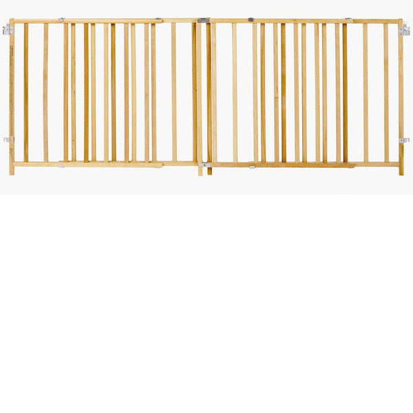 North States Extra-Wide Swing Pet Gate Wood 60" - 103" x 27"-Dog-North States-PetPhenom