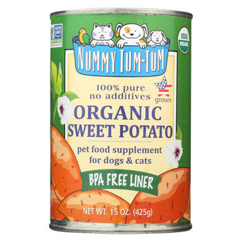 Nummy Tum-Tum Pure Sweet Potato - Organic - Case of 12 - 15 oz.-Dog-Nummy Tum Tum-PetPhenom